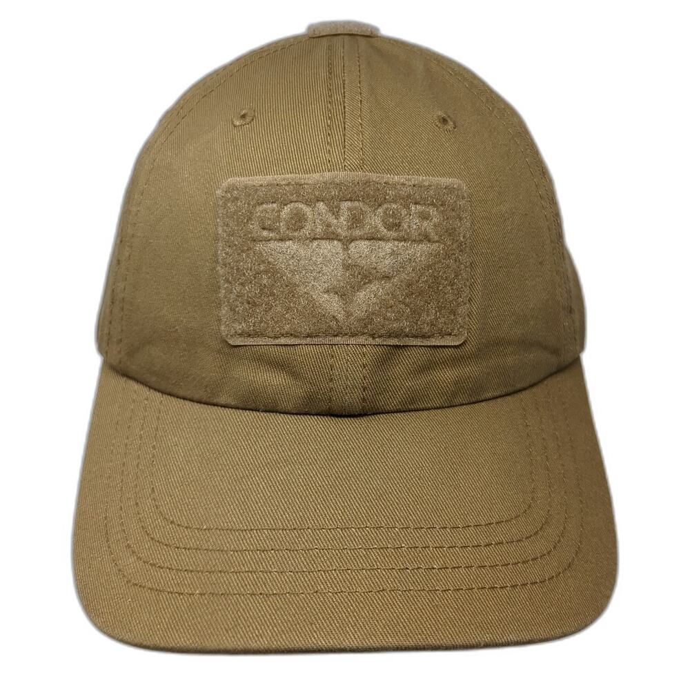 Condor Baseball Cap Brown One Size Strapback Tactical Patches
